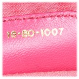 Dior Vintage - Cannage Canvas Shoulder Bag - Pink - Leather Handbag - Luxury High Quality
