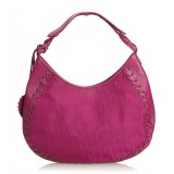 Dior Vintage - Oblique Canvas Shoulder Bag - Rosa - Borsa in Pelle - Alta Qualità Luxury