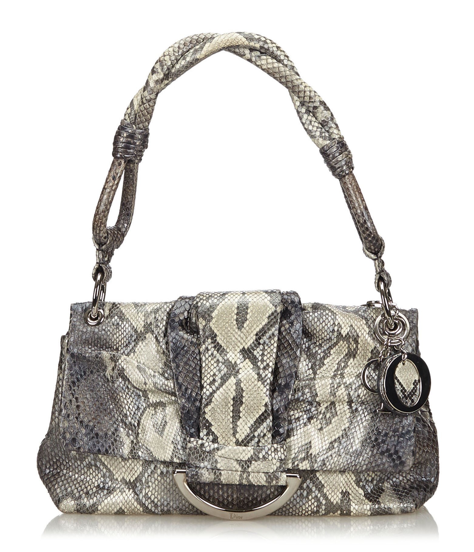 LONGCHAMP PYTHON EMBOSSED LEATHER BUCKET BAG Mint Condition BEAUTIFUL MSRP  $995