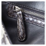 Dior Vintage - Python Demi Lune Bag - Grigio - Borsa in Pelle - Alta Qualità Luxury