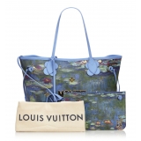 Louis Vuitton Vintage - 2017 Masters Collection Neverfull MM Monet Bag - Blue - Leather Handbag - Luxury High Quality