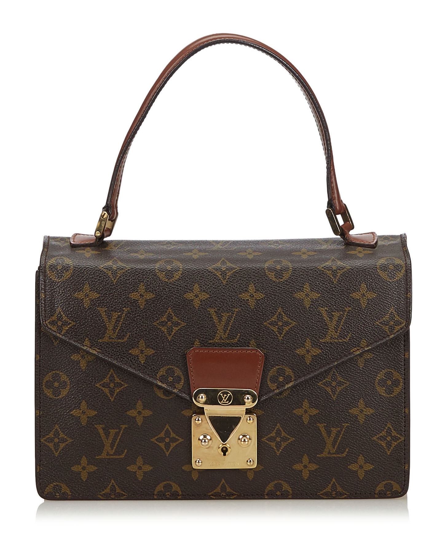 Louis Vintage - Monogram Concorde Bag - Brown - Canvas and Leather Handbag - Luxury High Quality Avvenice