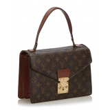 Louis Vuitton Vintage - Monogram Concorde Bag - Brown - Monogram Canvas and Leather Handbag - Luxury High Quality