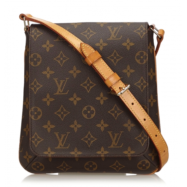 Louis Vuitton Vintage - Monogram Musette Salsa Short Strap Bag - Brown - Monogram Leather ...
