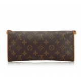 Louis Vuitton Vintage - Monogram Pochette Twin GM Bag - Brown - Monogram Canvas and Leather Handbag - Luxury High Quality
