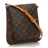 Louis Vuitton Vintage - Monogram Musette Salsa Short Strap Bag - Brown - Monogram Leather Handbag - Luxury High Quality