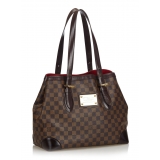 Louis Vuitton Vintage - Damier Ebene Hampstead MM Bag - Marrone - Borsa in Pelle e Tela Damier - Alta Qualità Luxury