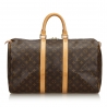 Louis Vuitton Vintage - Monogram Keepall 45 Bag - Marrone - Borsa in Pelle Monogram - Alta Qualità Luxury