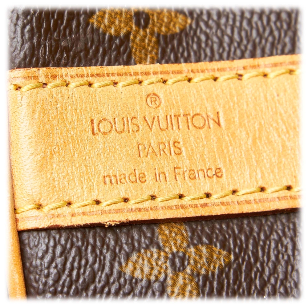 LOUIS VUITTON Keepall Bandouliere 60 Monogram Brown PVC Gold TopHandlebag  Unisex