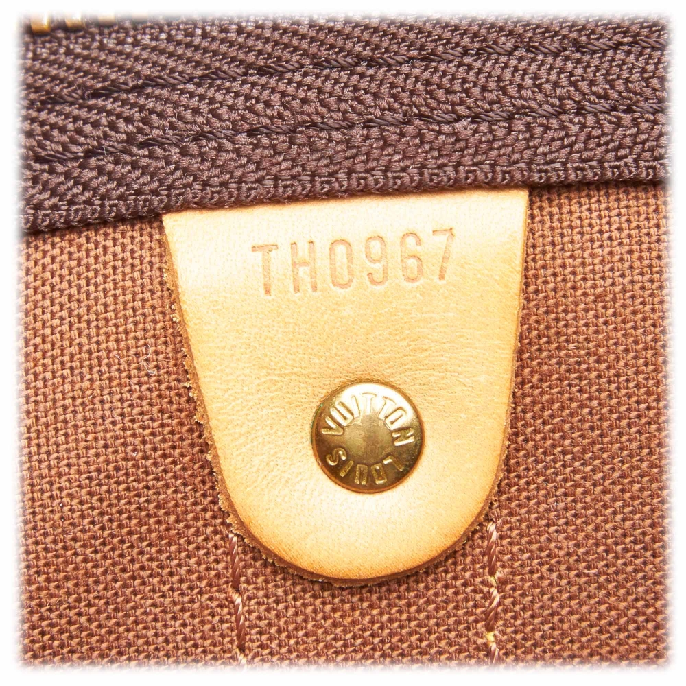 Louis Vuitton Monogram Keepall Bandouliere 60 Leather Brown Boston