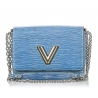Louis Vuitton Vintage - Epi Twist MM Bag - Blu - Borsa in Pelle Epi e Pelle - Alta Qualità Luxury