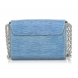 Louis Vuitton Vintage - Epi Twist MM Bag - Blue - Leather and Epi Leather Handbag - Luxury High Quality