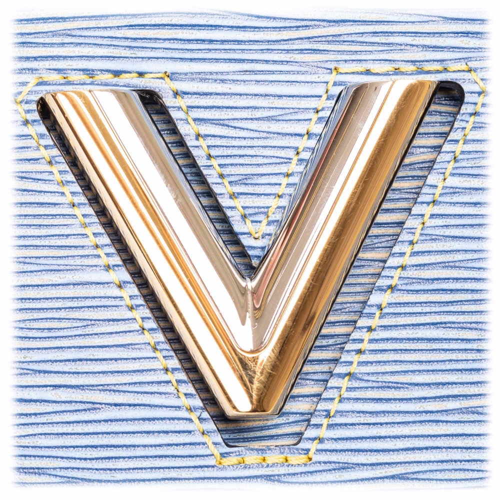 Louis Vuitton Vintage - Epi Twist MM Bag - Blue - Leather and Epi Leather Handbag - Luxury High ...