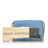 Louis Vuitton Vintage - Epi Twist MM Bag - Blu - Borsa in Pelle Epi e Pelle - Alta Qualità Luxury