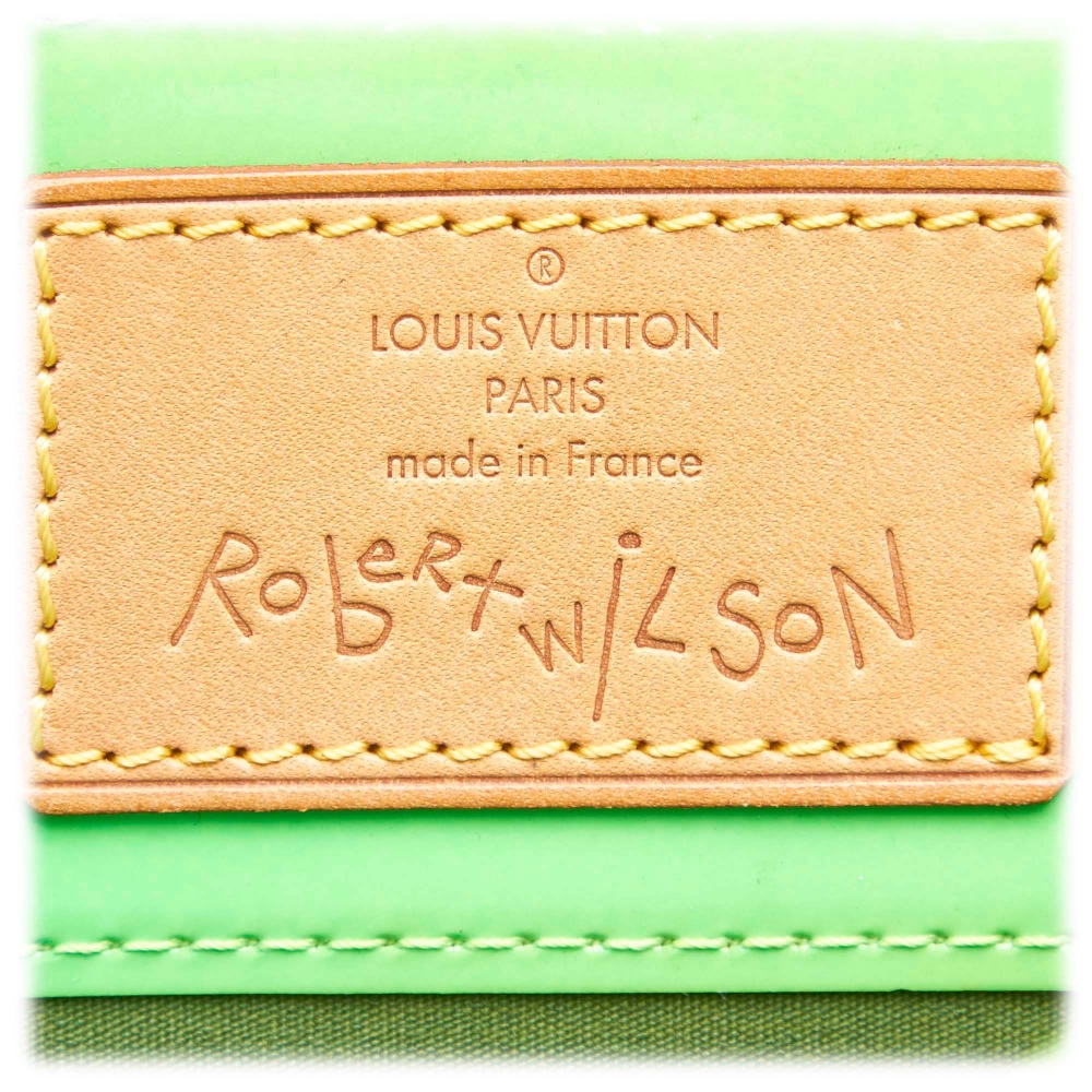Robert Wilson X Louis Vuitton Green Monogram Vernis Reade PM QJB0D33AGF002