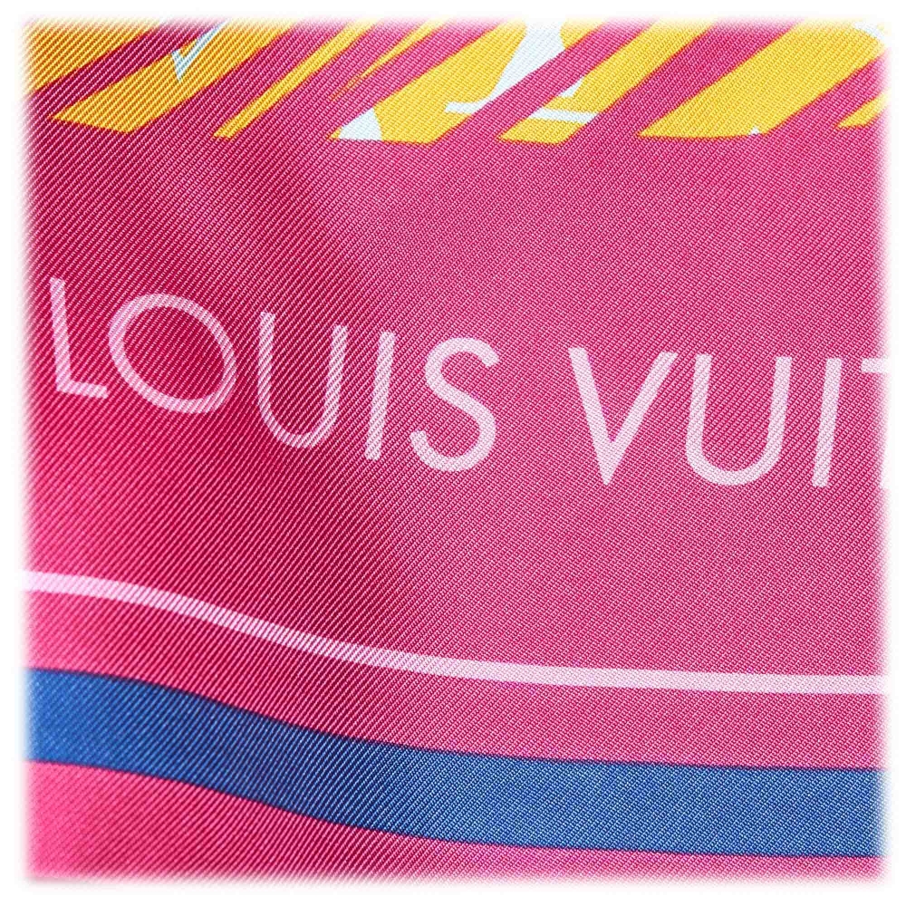 Louis Vuitton Limited Edition Silk Scarf Print PVC Pochette Monogram Pink -  Luxury In Reach