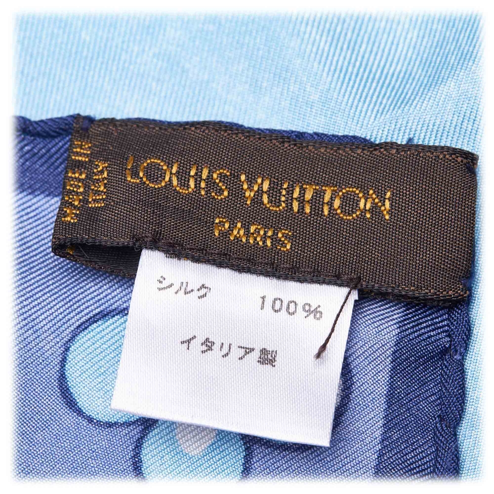 Louis Vuitton vintage 100% seta foulard bandana -  Italia