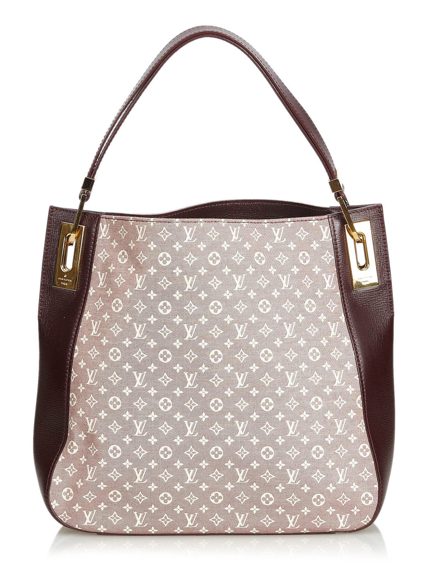 Louis Vuitton handbag in beige monogram canvas Idylle and brown leather, RvceShops Revival