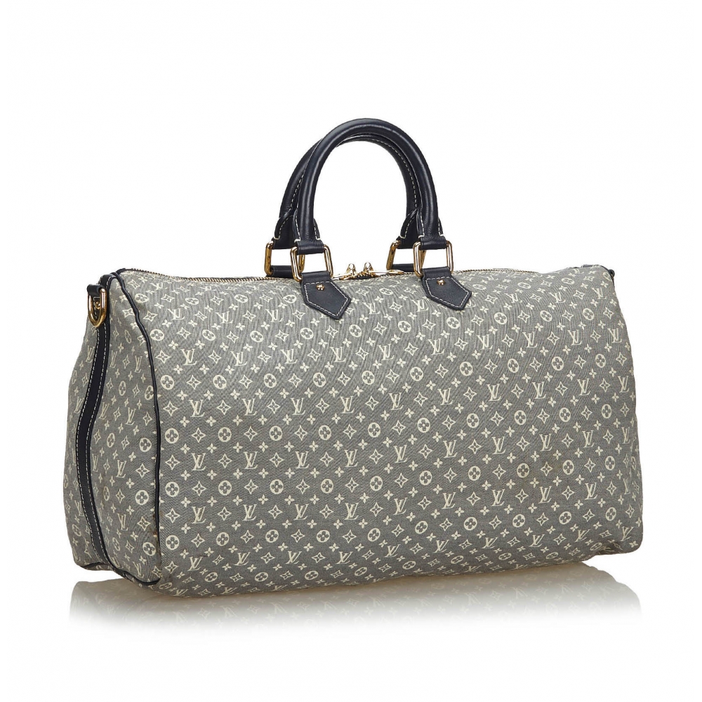 Louis Vuitton Vintage - Monogram Idylle Speedy Voyage 45 Bag - Grey - Monogram Leather Handbag ...