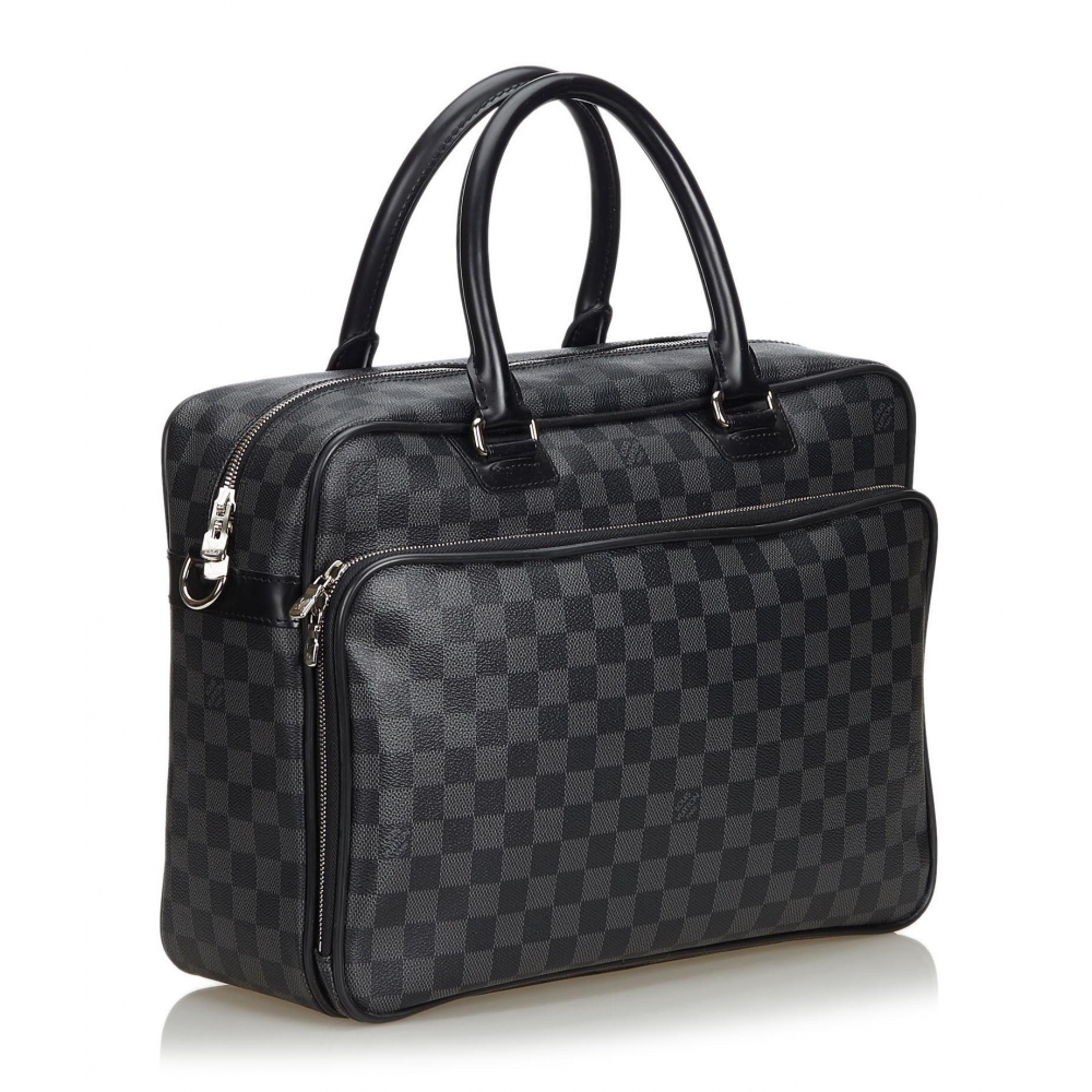 Louis Vuitton Vintage - Damier Graphite Icare Laptop Bag - Graphite - Damier Canvas and Leather ...