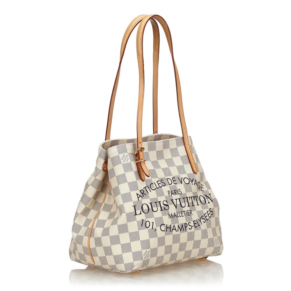 Louis Vuitton Vintage - Damier Azur Siracusa PM - White - Damier Canvas  Crossbody Bag - Luxury High Quality - Avvenice