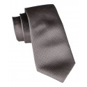 Cravates E.G. - Solid Square Pattern Tie - Dark Brown Maduro Colorado