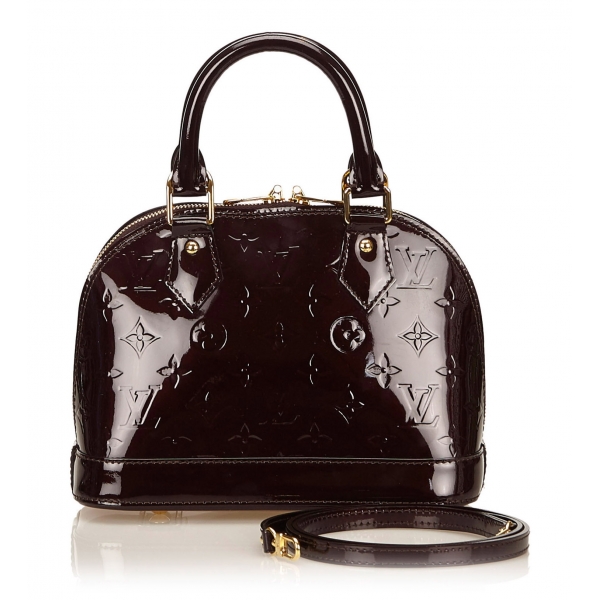 Louis Vuitton Vintage - Vernis Alma BB Handbag Bag - Black - Vernis Leather  Handbag - Luxury High Quality - Avvenice
