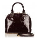 Louis Vuitton Vintage - Vernis Alma BB Handbag Bag - Nero - Borsa in Pelle Vernis - Alta Qualità Luxury