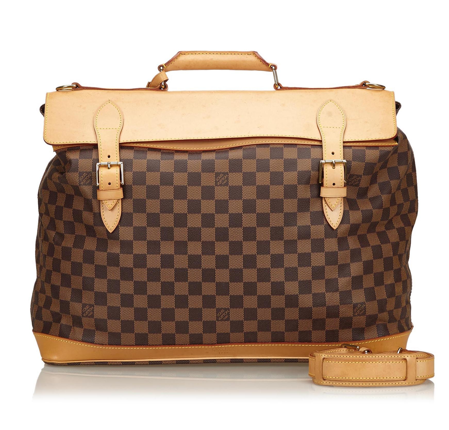 Louis Vuitton Vintage - Damier Ebene Clipper Bag - Brown - Damier
