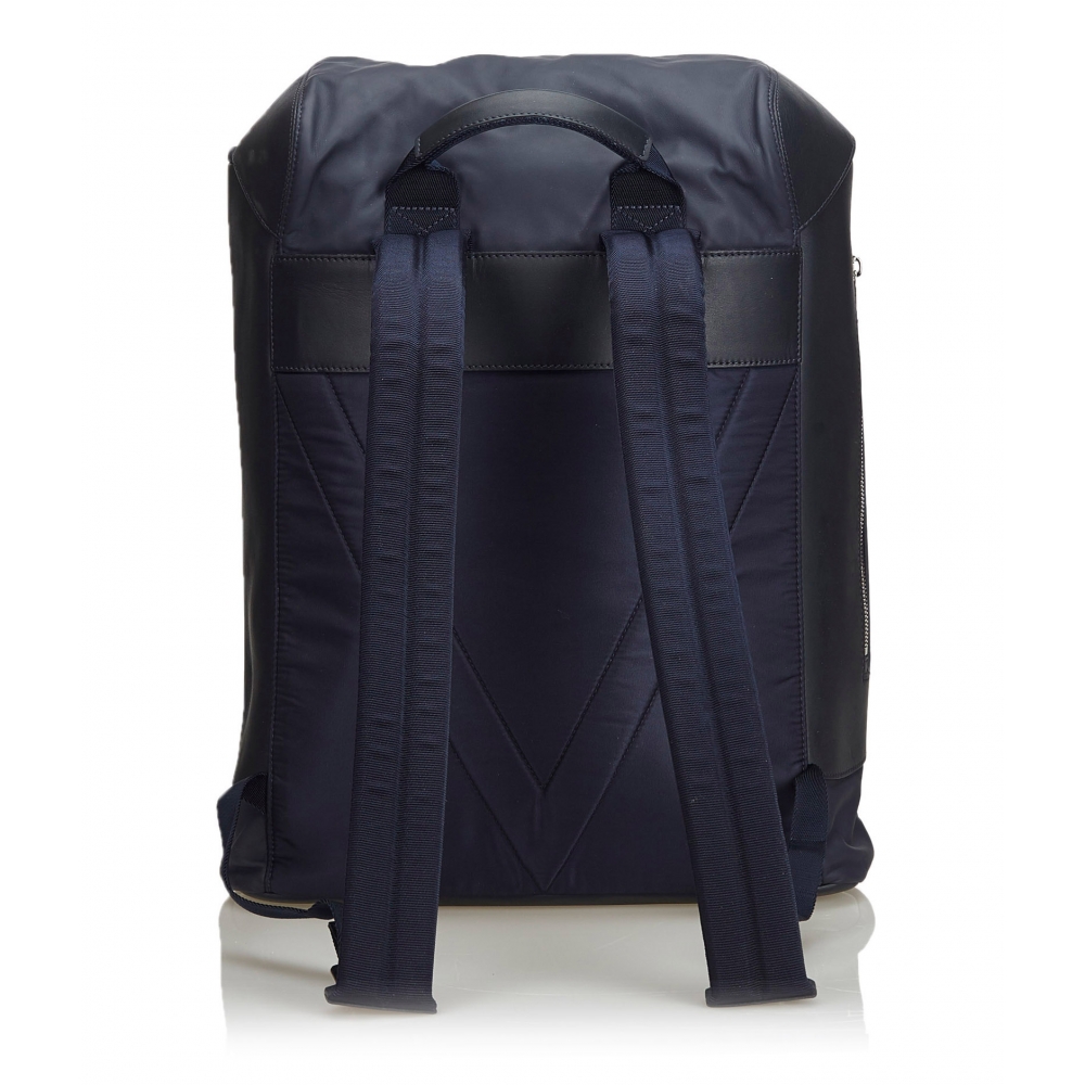 Louis Vuitton Vintage - V-Line Pulse Backpack Bag - Nero - Borsa Zaino in Pelle - Alta Qualità ...