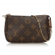 Louis Vuitton Vintage - Monogram Mini Pochette Accessoires Bag - Marrone - Borsa in Pelle Monogramma - Alta Qualità Luxury