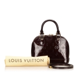 Louis Vuitton Vintage - Vernis Alma BB Handbag Bag - Black - Vernis Leather Handbag - Luxury High Quality