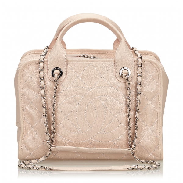 Chanel Deauville Bowling bag  Bags, Bowling bags, Chanel 3