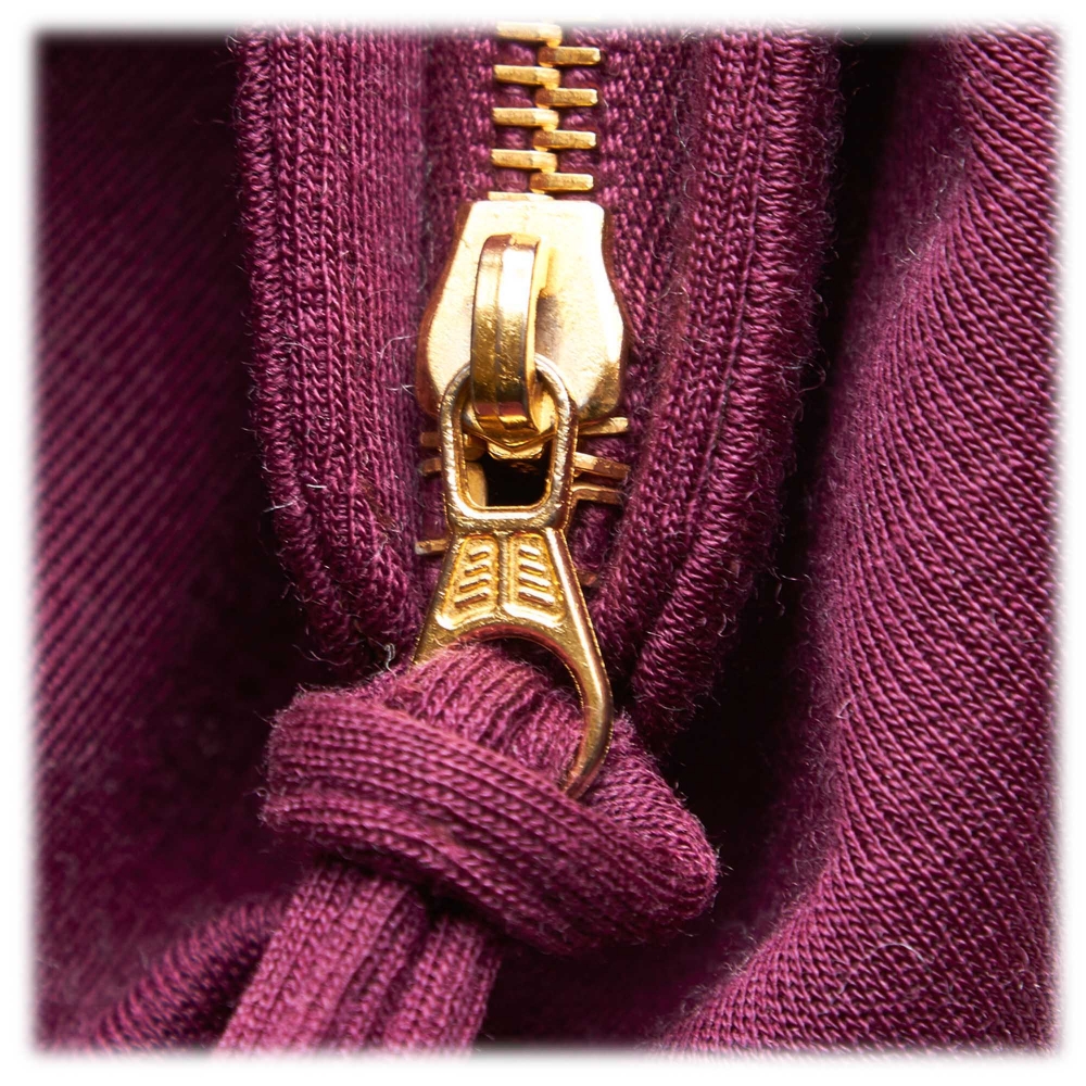 CHANEL Matelasse Heart Chain Shoulder Bag Leather Purple AP2784 90193104