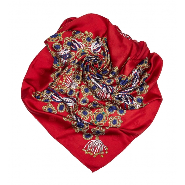 chanel silk scarf for women