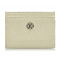 Chanel Vintage - Leather Card Holder - White - Leather Wallett - Luxury High Quality