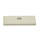 Chanel Vintage - Leather Card Holder - Bianco - Portafoglio in Pelle - Alta Qualità Luxury