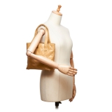 Chanel Vintage - Leather Surpique Handbag Bag - Brown - Leather Handbag - Luxury High Quality