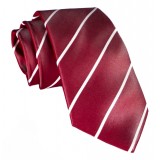 Cravates E.G. - Single Stripe Tie - Cardinal Red