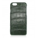 2 ME Style - Case Croco Vert Bouteille - iPhone 8 / 7 - Leather Cover