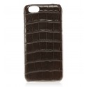 2 ME Style - Case Croco Marron - iPhone 8 / 7 - Leather Cover