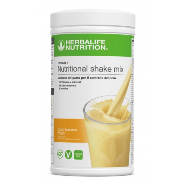 Herbalife Nutrition - Herbalife Formula 1 Shake Meal Replacement - Banana Cream - Food Suppment