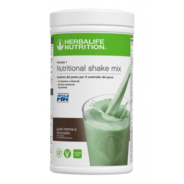 Herbalife Nutrition - Formula 1 Sostituto del Pasto - Menta e Cioccolato - Integratore Alimentare