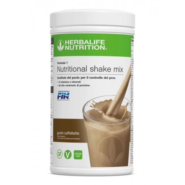 Herbalife Nutrition - Herbalife Formula 1 Shake Meal Replacement - Café Latte - Food Suppment