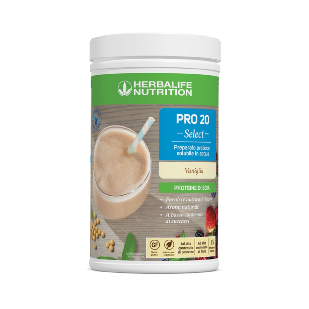 Herbalife Nutrition - PRO 20 Select - Vaniglia - Integratore Alimentare -  Avvenice