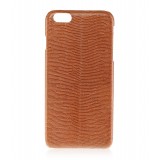 2 ME Style - Cover Lucertola Tan Millenium Glossy - iPhone 8 / 7 - Cover in Pelle