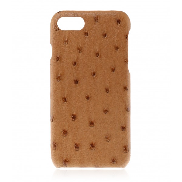 2 ME Style - Cover Struzzo Cognac - iPhone 8 / 7 - Cover in Pelle