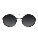 Bulgari - B.ZERO1 - Round Sunglasses B.Zero Flyingstripe - Gold Gray - B.ZERO1 Collection - Bulgari Eyewear