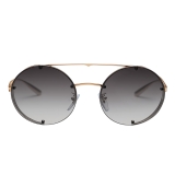 Bulgari - B.ZERO1 - Round Sunglasses B.Zero Flyingstripe - Light Gold - B.ZERO1 Collection - Bulgari Eyewear