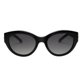 Bulgari - Serpenti Fashion Crystals - Cat-Eye Sunglasses - Black - Serpenti Collection - Bulgari Eyewear